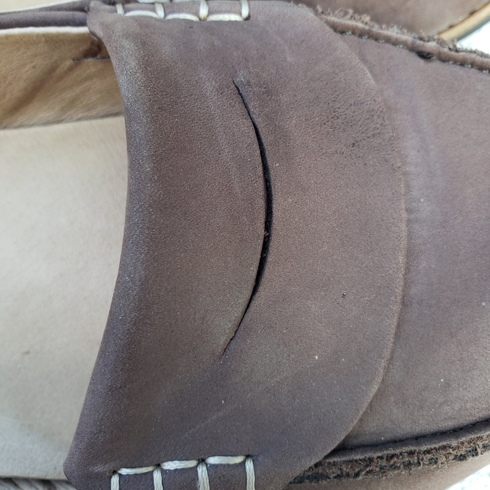 EUC OluKai Women's Brown Suede Penny Loafers - Picture 7 of 10